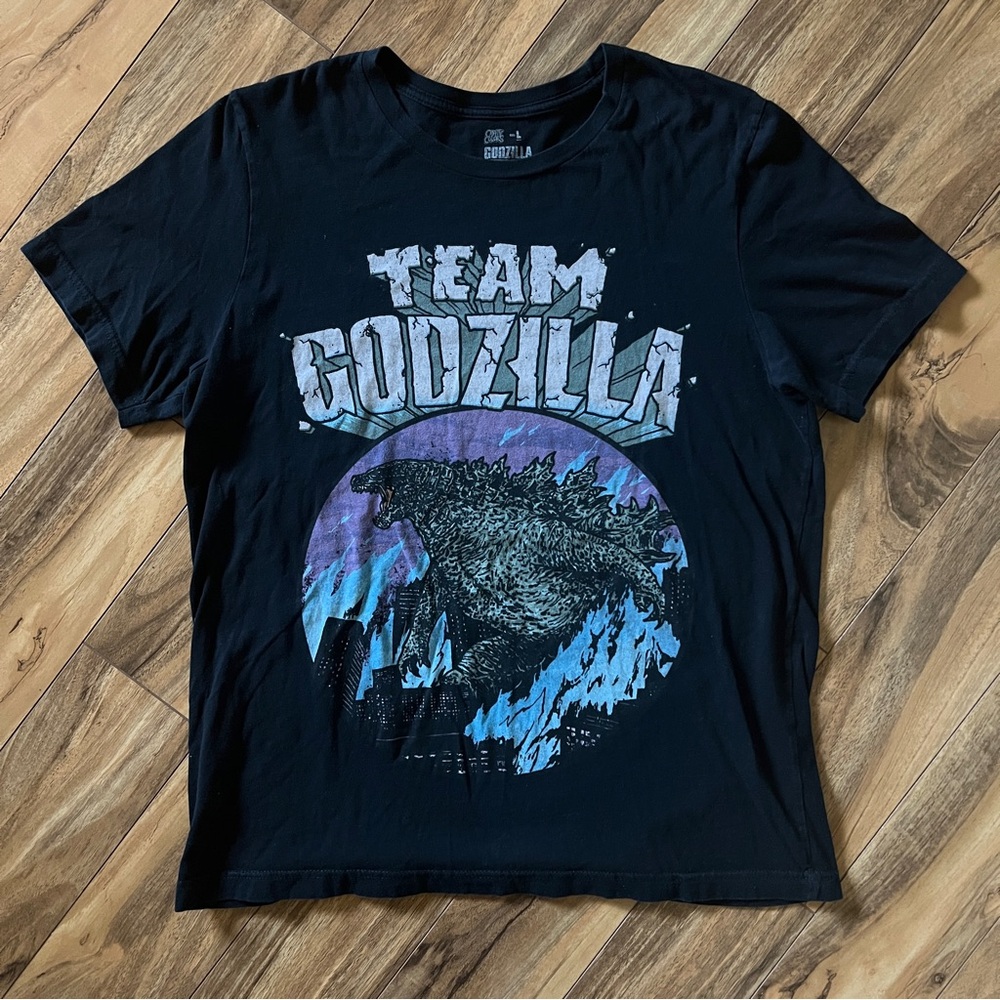 Cavity Colors Godzilla vs Kong Team Godzilla T-Shirt